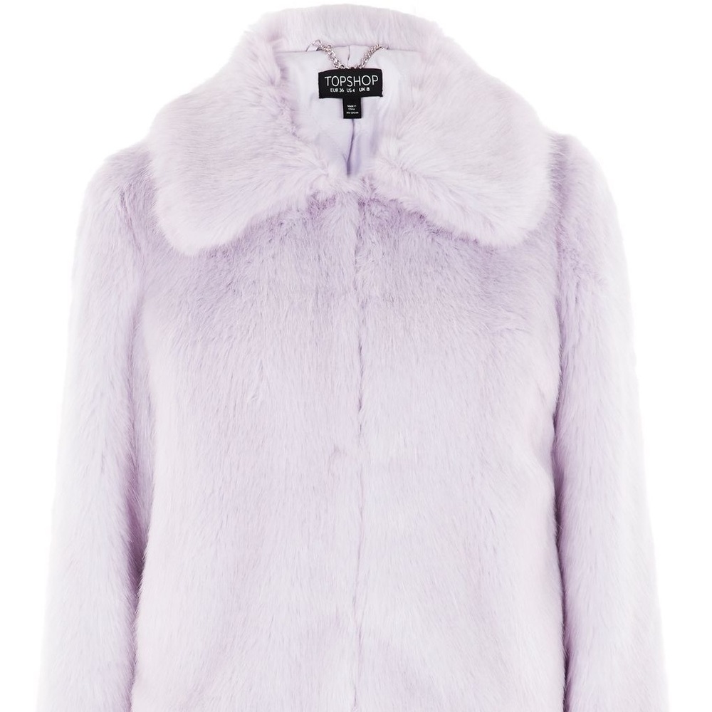 Topshop Claire Lux Faux Fur Jacket